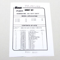 Engine gasket set complete for Honda VF 1100 C Magna V65...