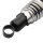Adjustable chrome/black shock absorber pair for Kawasaki Z 650 B # 1977-1980