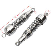 Adjustable chrome shock absorber pair for Kawasaki Z 650 B # 1977-1980