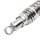 Adjustable chrome shock absorber pair for Kawasaki Z 650 B # 1977-1980