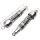 Adjustable chrome shock absorber pair for Kawasaki Z 650 B # 1977-1980