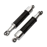 Coppia di ammortizzatori regolabili cromo/nero per Yamaha...