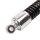 Adjustable chrome/black shock absorber pair for Yamaha RD 125 200 # 1975