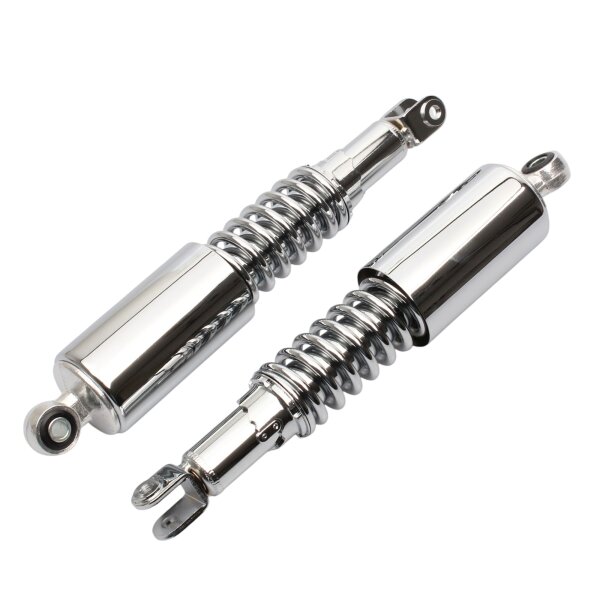 Adjustable chrome shock absorber pair for Honda CB 750 K Four # 1969-1976