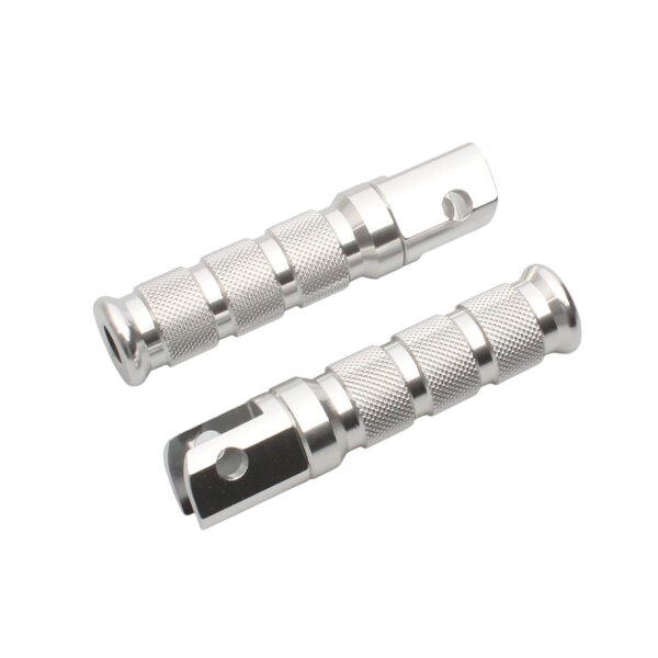 Footpeg set aluminum round front for Honda CB CBF CBR VFR VTR XL