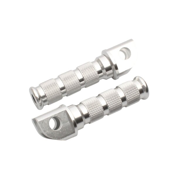 Set di pedane poggiapiedi allu rotondo anteriore per Kawasaki GPX GPZ ZR ZRX ZXR