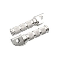 Jeu de repose-pieds aluminium rond avant pour Kawasaki...