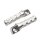 Juego de reposapi&eacute;s aluminio redondo trasero para Kawasaki GPX GPZ ZR ZRX ZXR