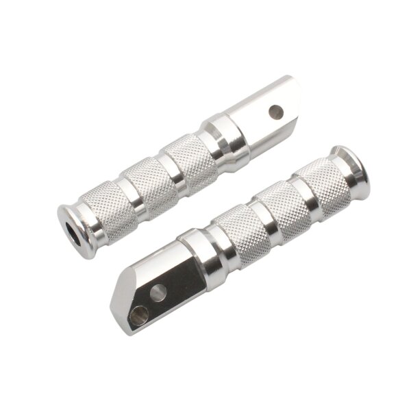 Juego de reposapi&eacute;s aluminio redondo trasero para Honda CB CBR VFR VTR