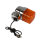 Mini indicatore di direzione per moto corto in alluminio cromato UNIVERSALE 12V 23W
