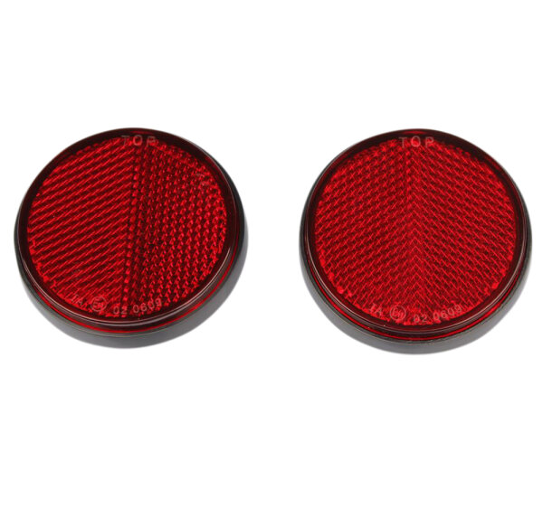 Set catarifrangenti rosso / nero per Kawasaki Z 900 Z1 Z1A Z1B # 28012-008