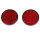 Set catarifrangenti rosso / nero per Kawasaki Z 900 Z1 Z1A Z1B # 28012-008