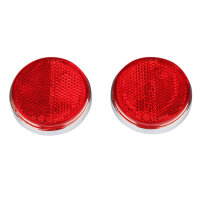 Set catadiottri rosso / cromato per Kawasaki Z 900 Z1 Z1A...