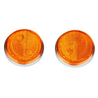 Set catadiottri giallo / cromato per Kawasaki Z 900 Z1...