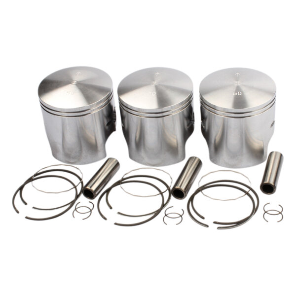 Set pistone maggiorato 0,50 mm per Kawasaki H2 750 Mach 4