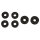 Juego de gomas de cubierta lateral para Kawasaki GPX 600 ZX-14R 1400 VN 1500 # 92071-056