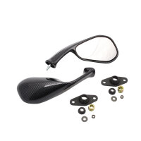 2x R&eacute;troviseur Miroir Carbon Look pour Aprilia RS...