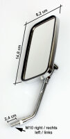 Spiegel-Set f&uuml;r Yamaha SR 500 1978-1999 XV 500 1983...