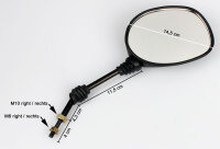 Mirror Set for Piaggio SKR 125 150 QUARTZ 50 WC Typ 1 2...