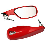 Spiegel-Set rot mit LED-Blinker f&uuml;r Ducati 996 998...
