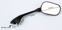 Mirror Set for Yamaha FZ 1 S Fazer RN16 2006-2008...