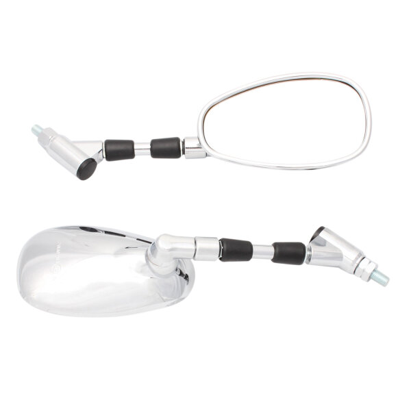 2x Specchio retrovisori per Yamaha FZ 6 S2 Fazer 2007-2008 1B3-26290-10