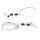 2x Specchio retrovisori per Yamaha FZ 6 S2 Fazer 2007-2008 1B3-26290-10