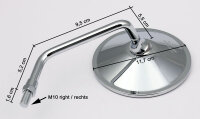 Mirror Set for Suzuki GN 250 400 GS 450 550 750 850 1000...