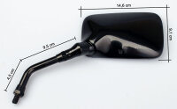 Spiegel-Set f&uuml;r Honda CBX 550 650 750 VF 500 VT...