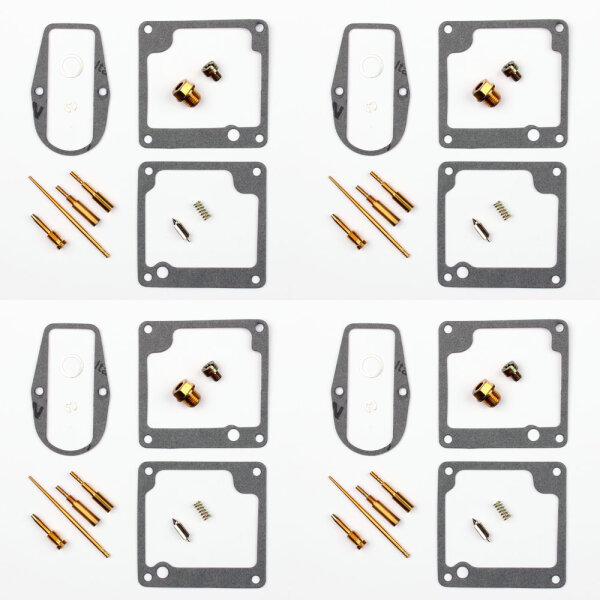 4x Kit de r&eacute;paration de carburateur CAB-K8 pour Kawasaki Z1 Z1A Z1B 900 # 73-75