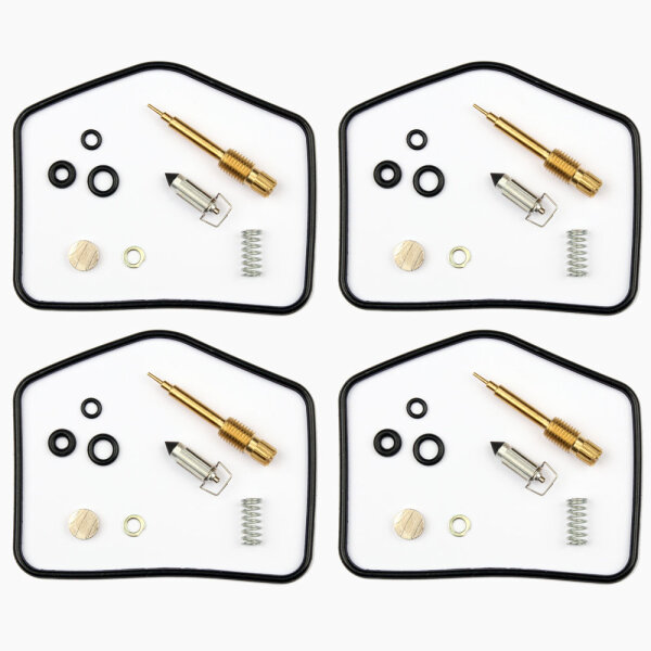 4x Carburetor Repair Kit for Kawasaki Z 750 E 1980 # Z 750 H Ltd 1980-1982