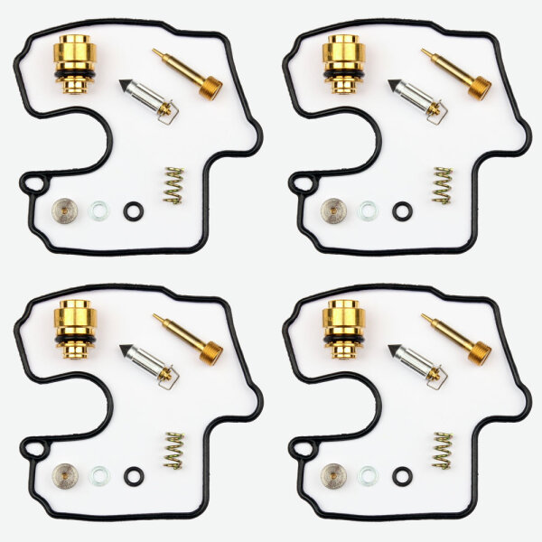 4x Kit de r&eacute;paration de carburateur CAB-Y28 pour Yamaha YZF 1000 R # 1996-2002
