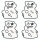 4x Carburetor Repair Kit CAB-S10 for Suzuki RF 600 R /RU # RF 900 R