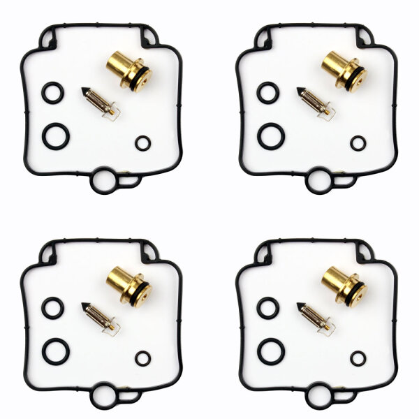 4x Kit di riparazione carburatore CAB-S8 per Suzuki GSX 1100 G # 1991-1996