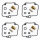 4x Carburetor Repair Kit CAB-S9 for Suzuki GSF 1200 # GSX-R 750 # GSX-R 1100
