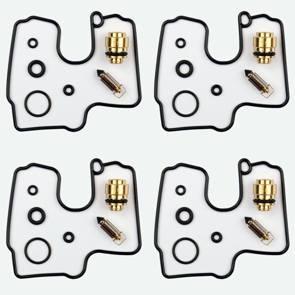 4x Kit de reparaci&oacute;n de carburador CAB-S18 para Suzuki GSX-R 600 # GSX-R 750