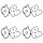 4x Carburetor Repair Kit CAB-H15 for Honda CBR 600 F # 1995-2000