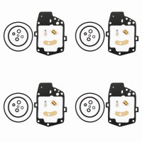 4x Kit de r&eacute;paration de carburateur CAB-H4 pour...