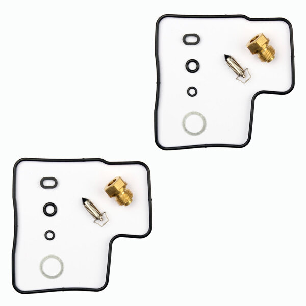 2x Kit de r&eacute;paration de carburateur CAB-H7 pour Honda NT NTV VT XLV 750 VF 750