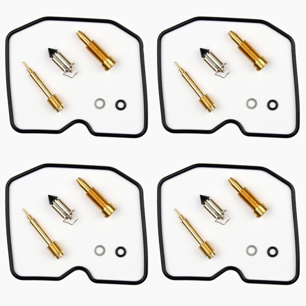 4x Kit di riparazione carburatore CAB-K18 per Kawasaki GPZ 1100 # ZRX 1100 1200 