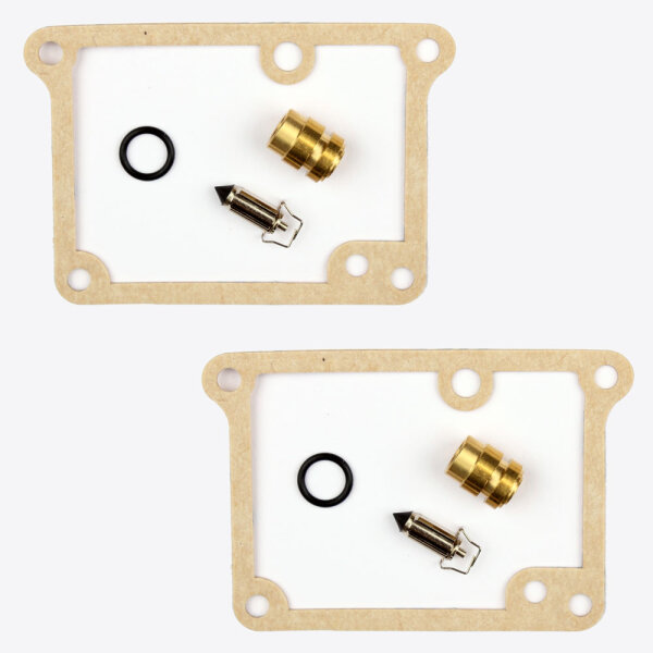 2x Carburetor Repair Kit CAB-Y4 for Yamaha RD 350 YPVS # 1983-1989