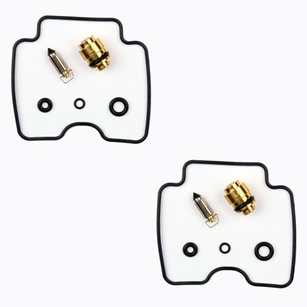 2x Carburetor Repair Kit CAB-Y42 for Yamaha XV 1600 A Wild Star # 1999-2004