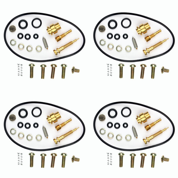 4x Carburetor Repair Kit Full Set for Kawasaki GPZ GT Z 550 # 1981-1989