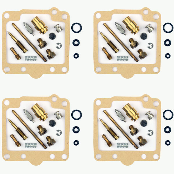 4x Carburetor Repair Kit Full Set for Kawasaki GPZ 750 A Uni Trak # Z 750 L 