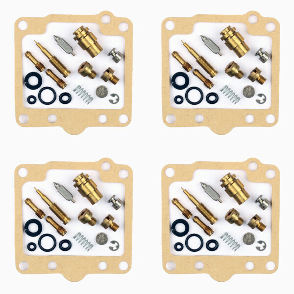4x Carburetor Repair Kit Full Set for Kawasaki Z 1100 ST # KZT10A # 1981-1983 