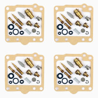4x Kit completo di riparazione carburatore per Kawasaki Z...