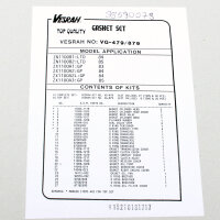 Engine gasket set complete for Kawasaki GPZ 1100 A Uni...