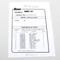 Engine gasket set complete for Honda XL 600 V Transalp...
