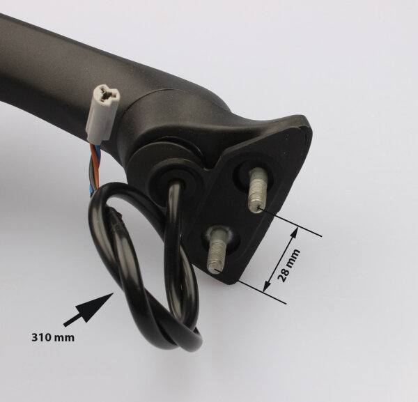 Mirror pair black for Yamaha YZF-R1 1000 YZF-R6 600