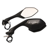 Mirror pair black for Yamaha YZF-R1 1000 YZF-R6 600